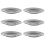 Round Plate Fruit Steak Snacks Tray Essential for Cooking-24cm 1
