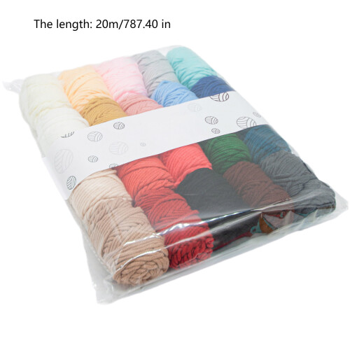 Soft Wools Yarn for Knitting Crocheting Crafts, Sweater, Blankets 2