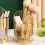 Makeup Brush Storage Container Convenient Cosmetic Tool-Clear 6