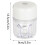 Easy to Use Electric Chopper Food Processor Convenient-White 4