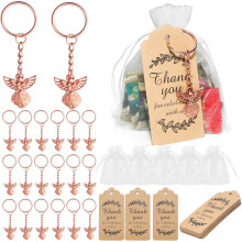 Paquet de 30 porte-clés cadeau personnalisé pour ami, souvenir