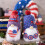 Independences Day Gnome Striped Star Standing Dwarfs-love 3