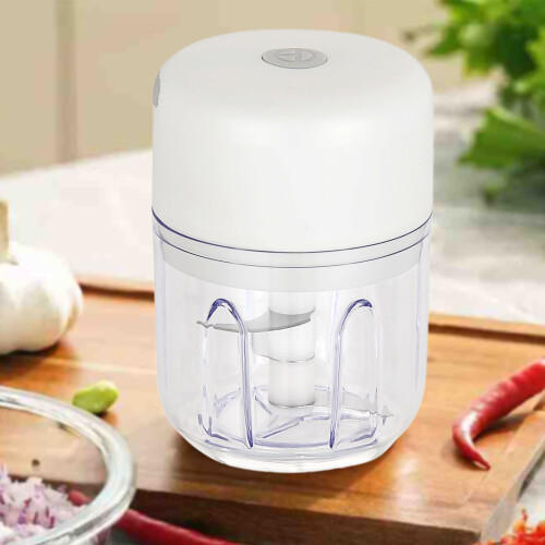 Easy to Use Electric Chopper Food Processor Convenient-White 2