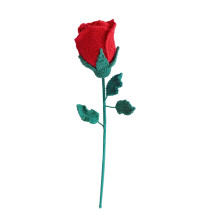 Gracefuls simulatie bloem gebreide roos voor het versieren-Rood