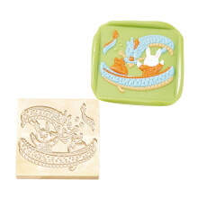 Dragon Series Wax Seal Stamp Cartoon-Happy and Dance Year