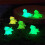 20Pcs Cute Luminous Lizards Small Figurines-Green 6