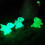20Pcs Cute Luminous Lizards Small Figurines-Green 7