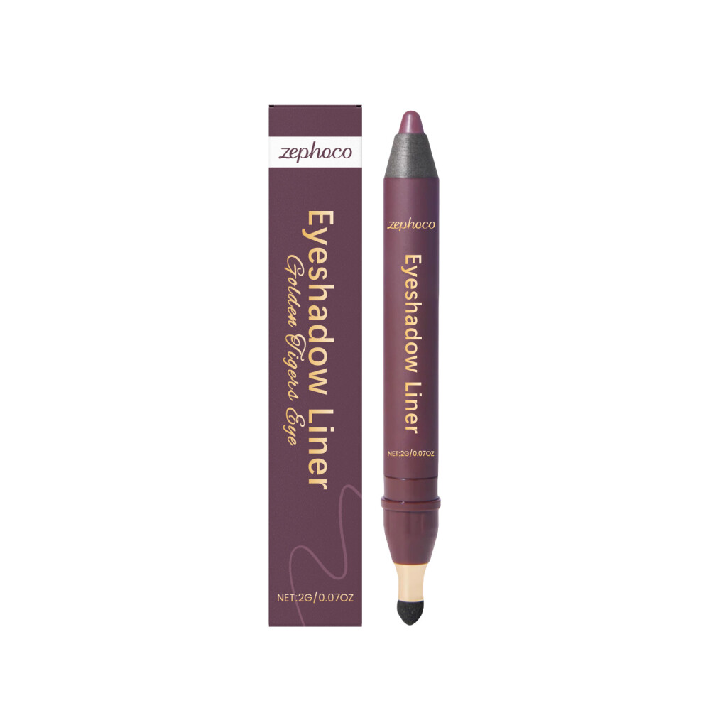 Golden ( Tigers Eye) 2-In-1 Eyeliner Series, Waterproof And Sweatproof, Not Easy To Smudge, Silky Smooth, Easy To Apply, Colorful Eye Makeup