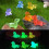 20Pcs Cute Luminous Lizards Small Figurines-Green 4