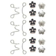 3Pairs Flower Fruit Shaped Jeans Waist Button Adjustable-16