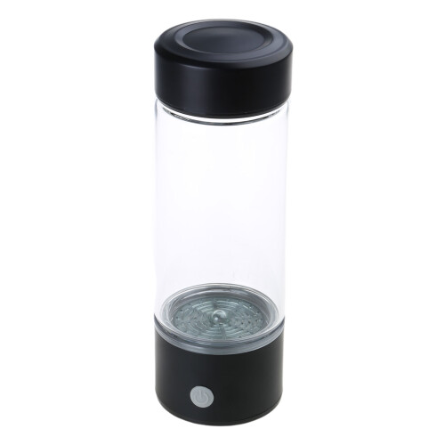 Convenient 420ml Water Glasses Hydrogen Water Bottles-Black
