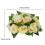 Artificial Flower Ball Artificial Rose Flowers-Yellow 4