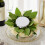 Artificial Flower Ball Artificial Rose Flowers-Yellow 6