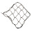 Trellis Net voor kweektent Elastisch kweektentnet-40x40cm 1