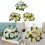 Artificial Flower Ball Artificial Rose Flowers-Yellow 3