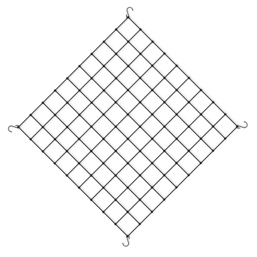 Kweektentnet Plantsteunnet met haak Scrog Net-90x90cm