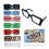 Colorful Cats Glasses Rectangle Glasses-Transparent yellow 3
