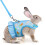 Adjustable Rabbits Skirt Leash Rabbits Harness Leash- pink L 5