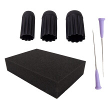 3 Stück Filzen, Stricken, Fingerschutz, Silikon-Fingerhut,