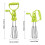 Practical Side Handle Food Whiskd Practical and Easy to-White S 2