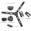 Mini aluminum tripod with 1/4inch screws 2