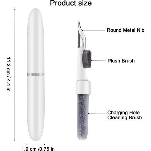 Multipurpose Electronics Cleaner with Flocking Sponge, Portable Convenient for Travel Cleaning Kits 2