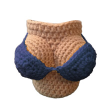 Grappige hittebestendige glazen flessendeksel,-Marineblauw