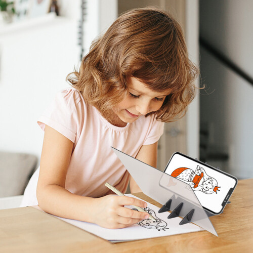 Artistic Clear Acrylic Drawing Pad Optical Drawing Plate 1