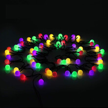 Enchanting Scenes: Create Ambience With Battery Operated Multicolor Led Bulbs, Globe String Lights For Indoor Outdoor Decor, Waterproof