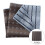 Elegant Square Handkerchief with Jacquards Pattern Pocket-FJ003 7