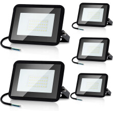 Projecteurs LED à économie d'énergie, large gamme d'applications, étanches IP66, éclairage extérieur, angle de faisceau de 120, 8500 lm,
