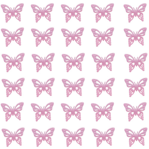 Artisanat mignon papillon pour patchs, pince à-roseA taille L