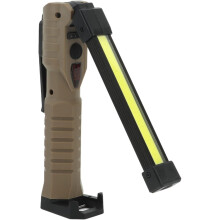 180 Adjustable Head Foldable Rechargeable COB LED Work Light, USB Rechargeable Multi-Functional Work Light with 7 Modes Magnetic Base Waterproof
