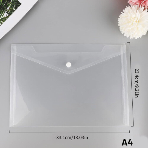 Plastic envelop briefpapier schoolbenodigdheden grote-30 stuks 2