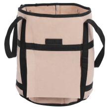Reusable Garden Tool Bag, Eco Friendly Breathable Fabric Storage Carrier For Outdoor Activities, Perfect For Women Men, Khaki