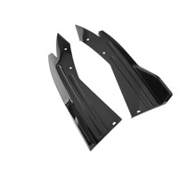 Car Side Skirts Universal Fit Rear Bumper Lip Spoiler Splitter Side Skirt Protector Wing Trim Anti Crash Tuning Black