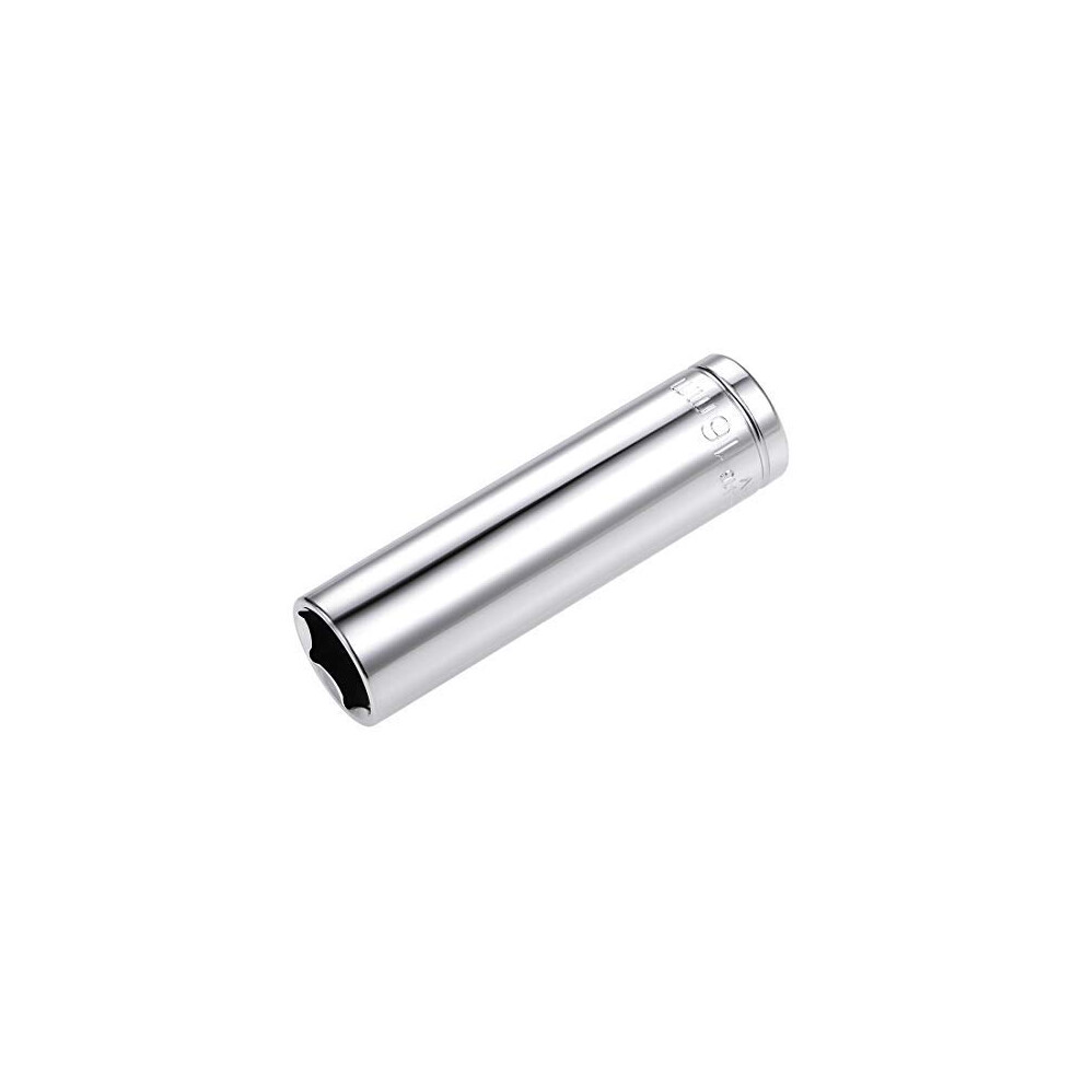 1/2Inch Drive 6Point Deep Socket 16 Mm Metric Crv Steel 9412369152855