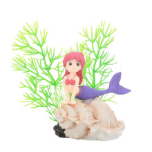 Aquariums Blond Girl Landscape Hideouts Coral Plastic-5
