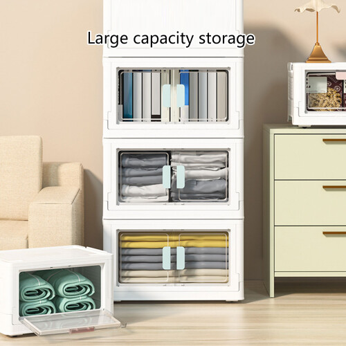 Conteneur de rangement polyvalent, boîte de-une porte rose 2