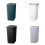 Convenient Push Lid Waste Basket Solid for Daily Use -L Blue 2