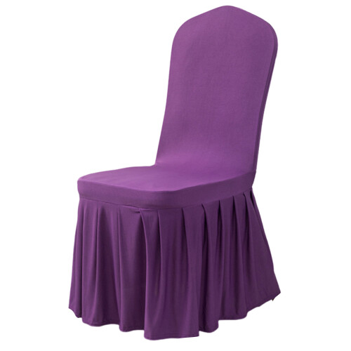 Housse de chaise extensible, housse de protection pour-Violet