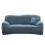 Housse de canapé élastique, housse de-Gris Bleu Double 1