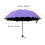 Creative Umbrella Water Flowering Umbrella 3 Folding-rose red 2
