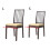 Housses de chaise, cuir PU imperméable et-Café léger L 4