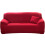 Stretch Sofa Slipcover Elastic Couch Sofa Cover-Red Double 1