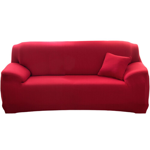 Housse de canapé extensible housse de canapé-Double rouge