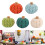 Festive Pumpkins Multicolored Harvest for-light blue 3