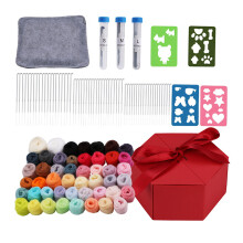 Naaldviltgereedschap Wol Roving Set Naaldviltset met-Set 1