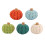 Festive Pumpkins Multicolored Harvest for-light blue 2
