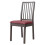 Housses de chaise, cuir PU imperméable et-Vin Rouge S 1